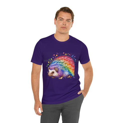 Rainbow Hedgehog - Short Sleeve Tee